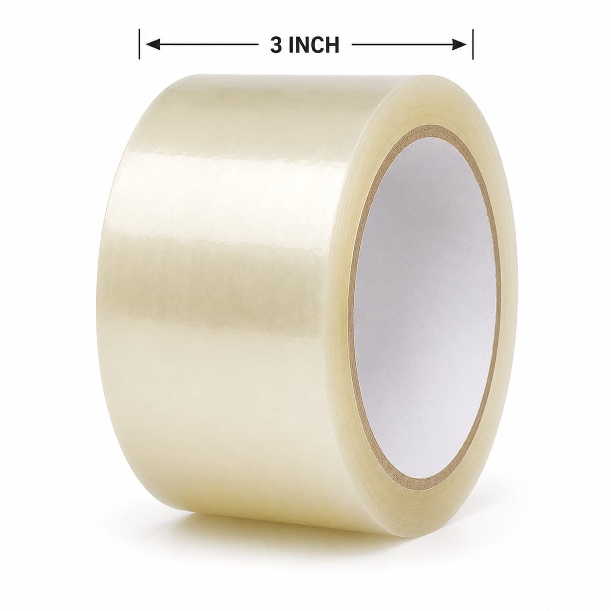 TRANSPARENT TAPE 3 INCH x 65 MTR 1 PIC 42 MICRON