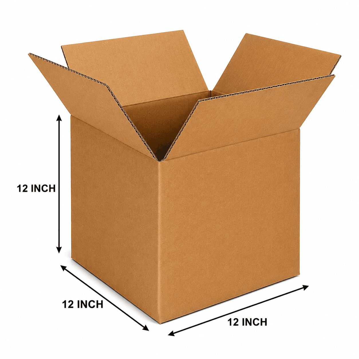 BROWN BOXES 12x12x12 INCHES 3 PLY