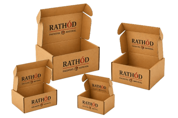 Brown corrugated carton boxes and mailer boxes — Rathod Packing Material wholesale boxes Hyderabad